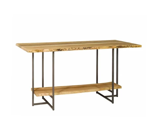 Live Edge Bar Table with T Base