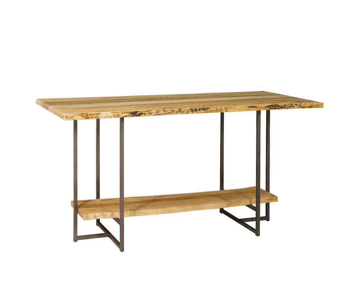 Live Edge Bar Table with T Base 1 Live Edge Bar Table with T Base