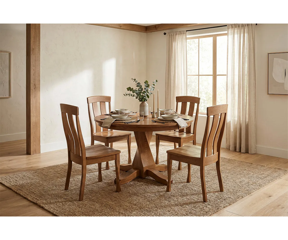 Durango Single Pedestal Table 2 Durango Single Pedestal Table - Image 2